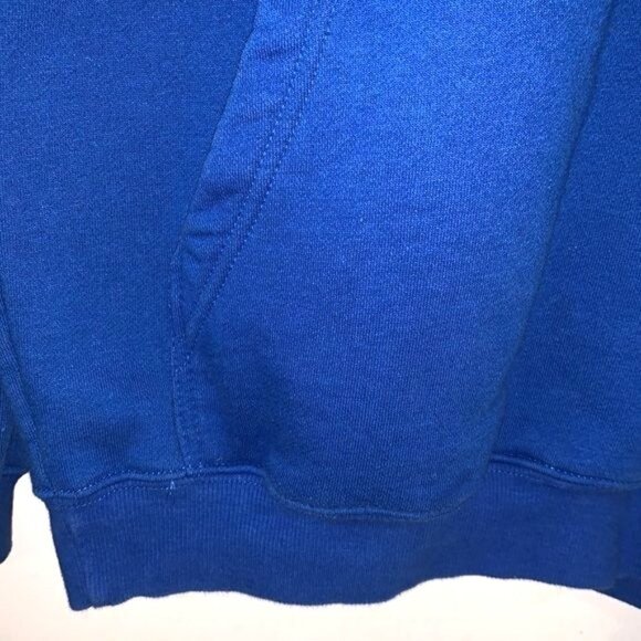 Cabelas Blue Hoodie Sweatshirt M Cotton/Polyester Blend Made In China - Picture 6 of 10